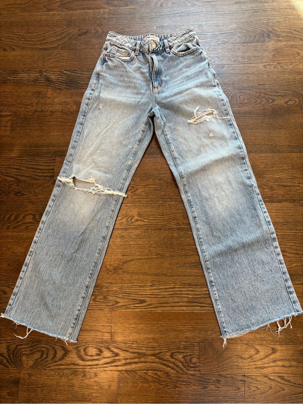 Garage wide leg jeans
